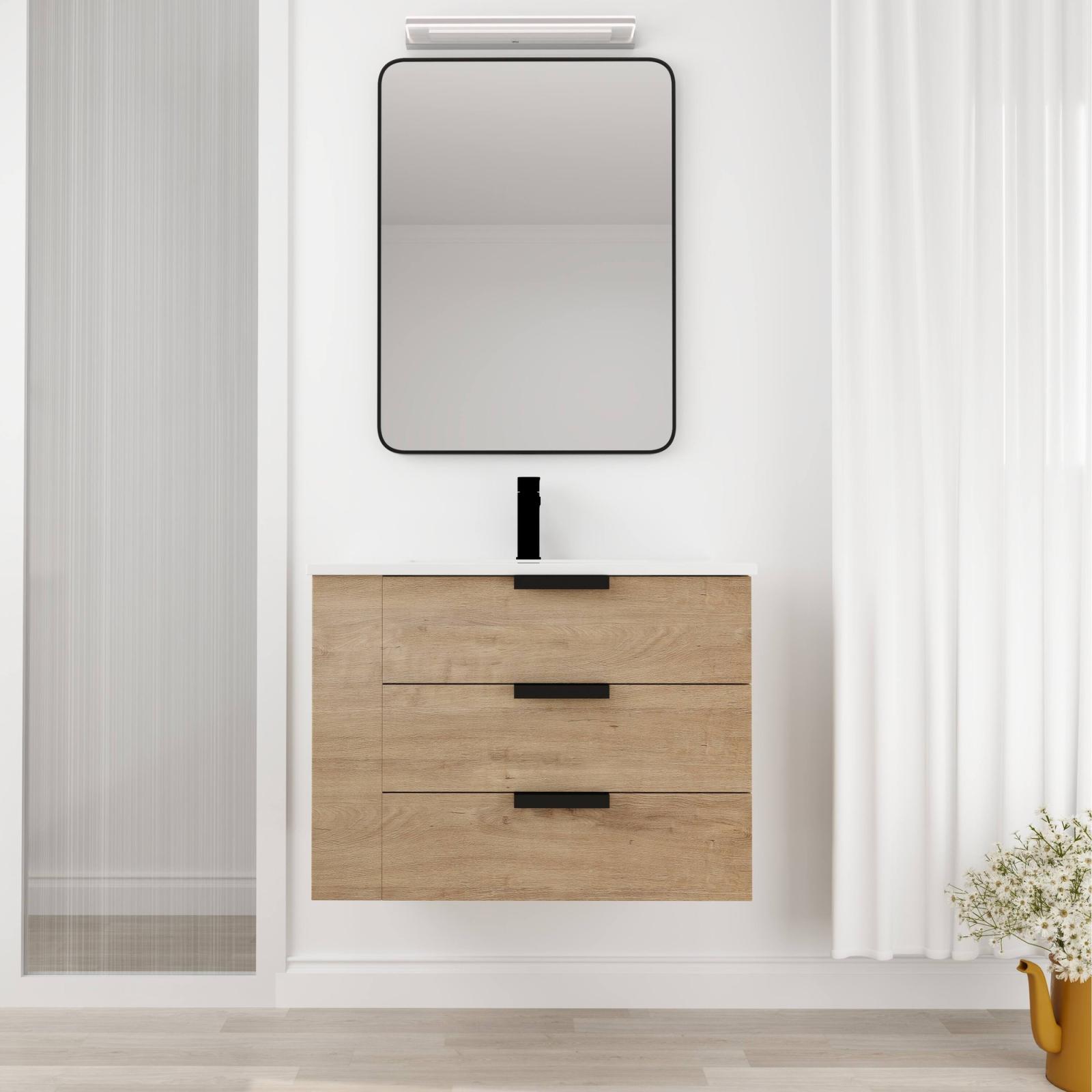 NEW! 30 Inch Bathroom Vanity with Top(G-BVB01430LIMO-GRB3020MOWH)