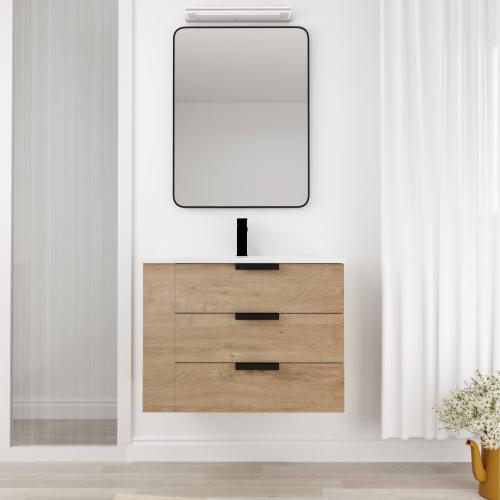 NEW! 30 Inch Bathroom Vanity with Top(G-BVB01430LIMO-GRB3020MOWH)