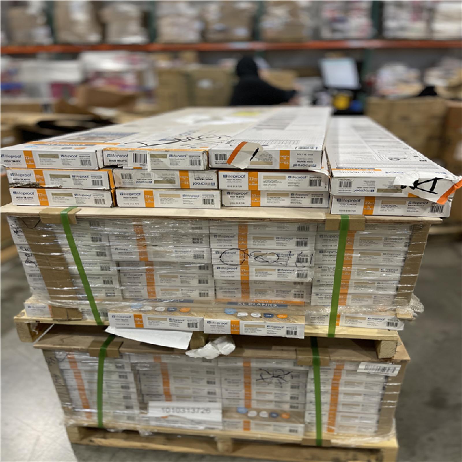 DALLAS LOCATION - Lifeproof Bailey's Beach Oak 22 MIL x 8.7 in. W x 59 in. L Click Lock Waterproof Luxury Vinyl Plank Flooring (25 sqft/Case)-(66 CASES)