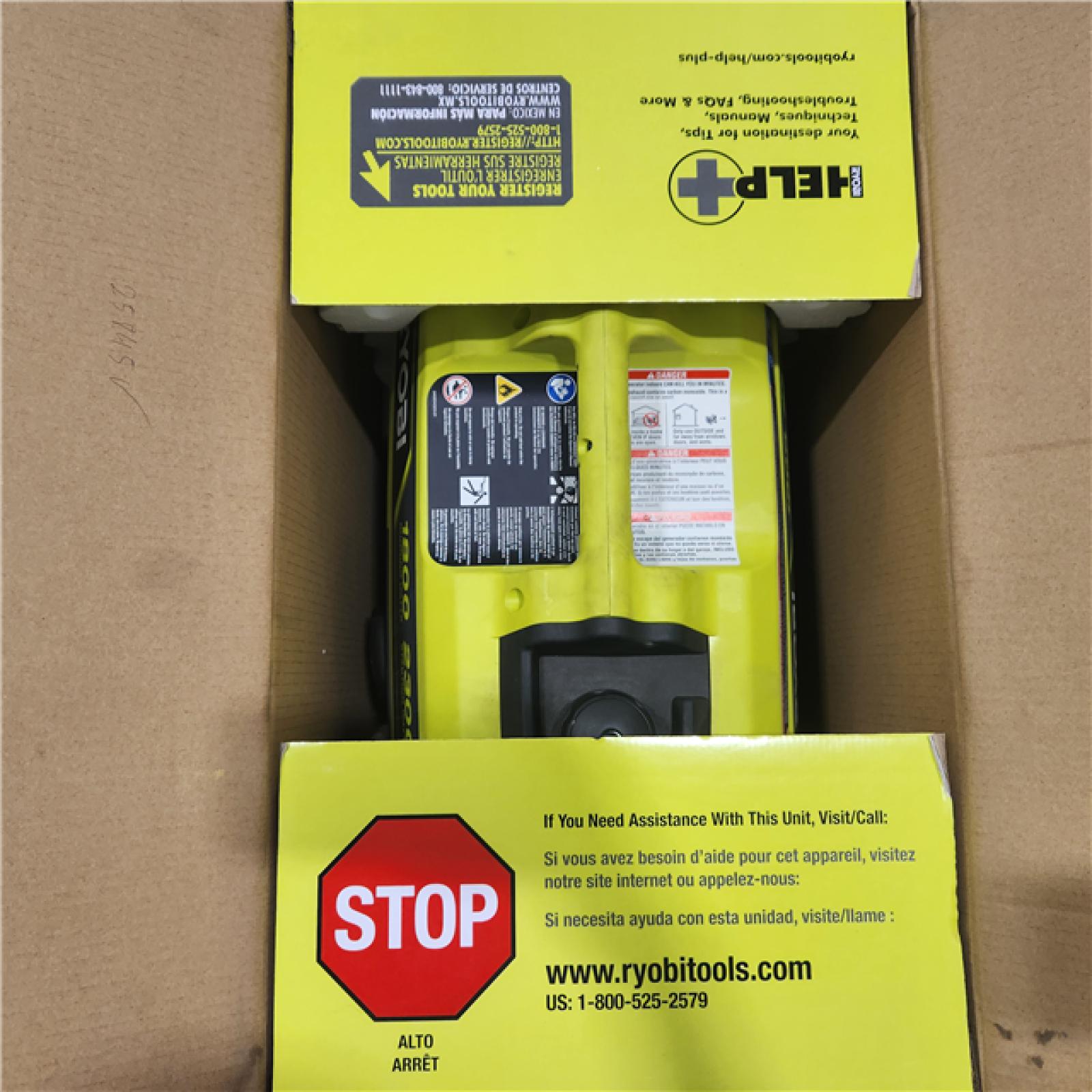 Dallas Location AsIs Ryobi 2300Watt Bluetooth Inverter Generator