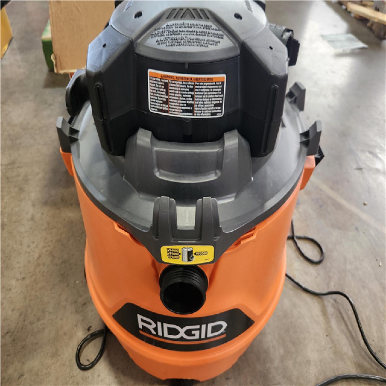 Phoenix LIKE NEW RIDGID 16 Gal. 6.5 Peak HP NXT Shop Vacuum HD1600 Wet Dry Vac with Detachable Blower  Filter  Accessories and LED Cuff