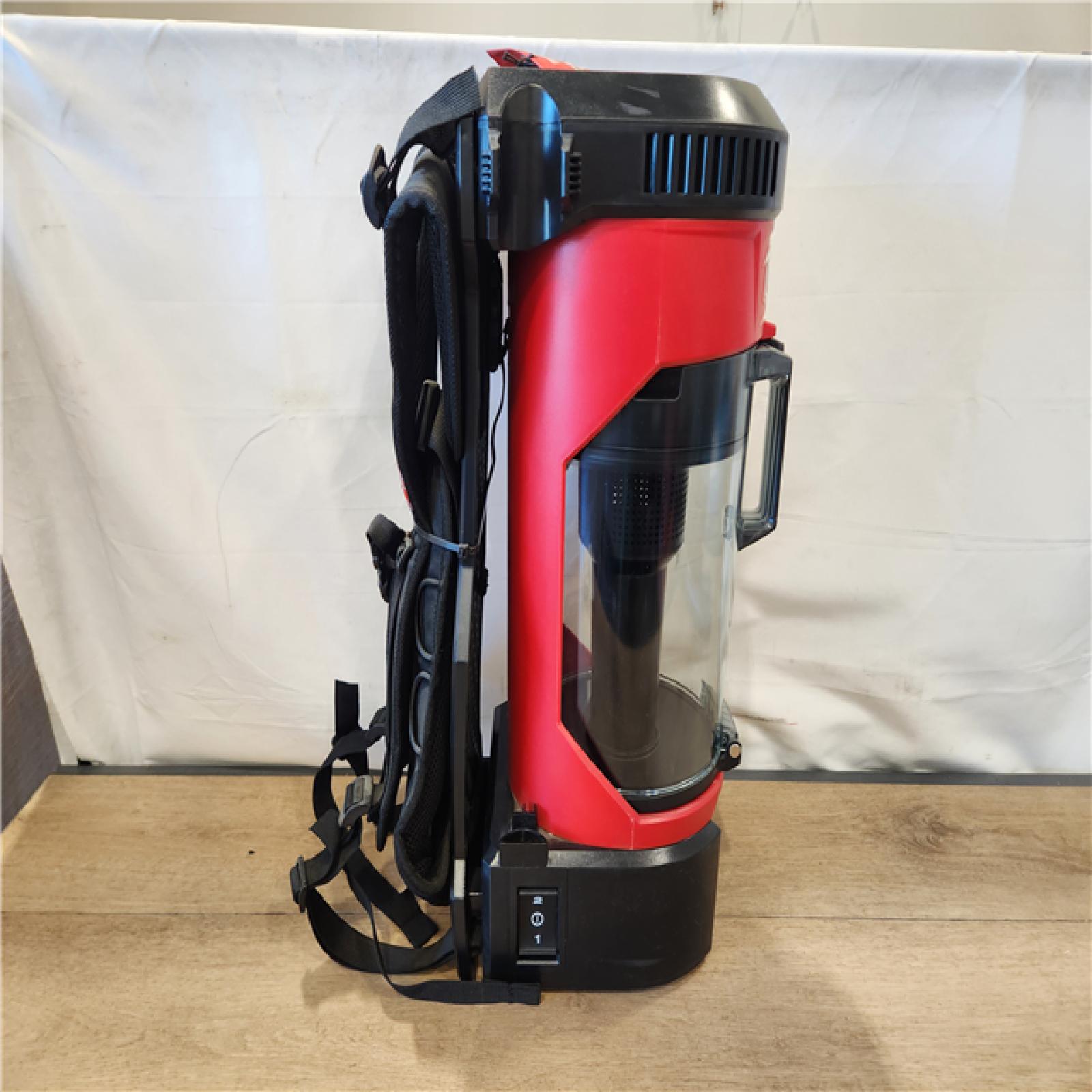 AS-IS- Milwaukee FUEL 18-Volt Lithium-Ion Brushless 1 Gal. Cordless 3-in-1 Backpack Vacuum (Vacuum-Only)