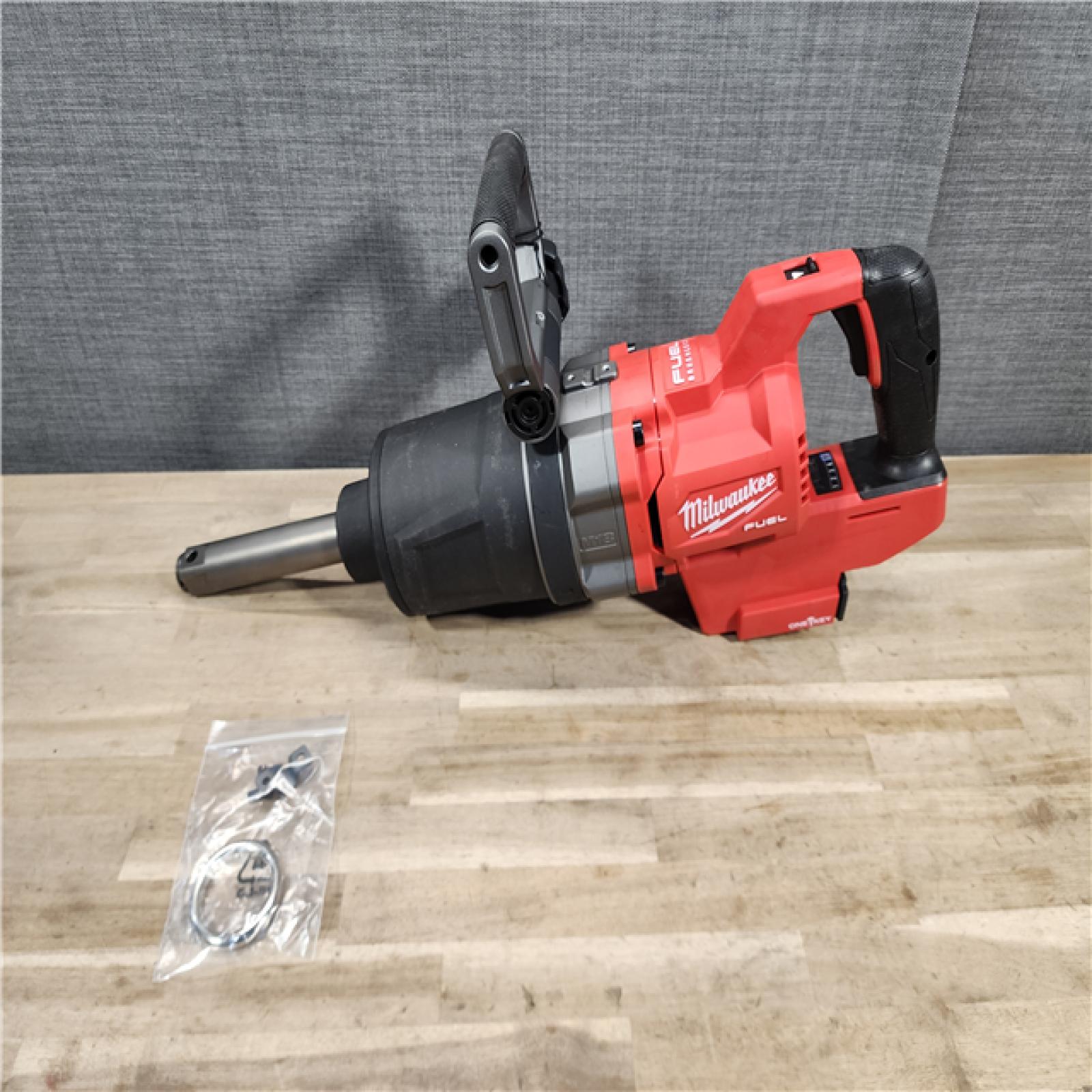 HOUSTON LOCATION - AS-IS Milwaukee 2869-20 M18 FUEL 18V Lithium-Ion Brushless Cordless 1 in. Impact Wrench Extended Reach D-Handle (Tool-Only)