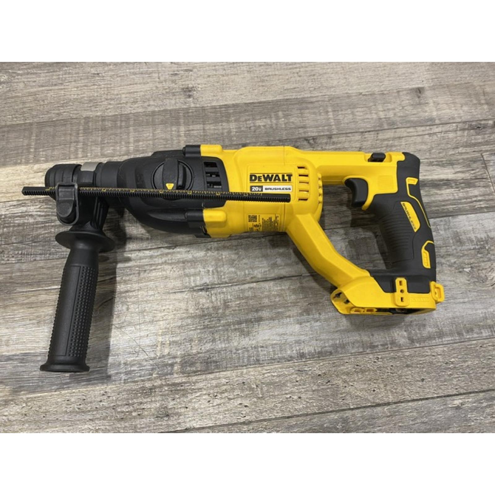 AS-IS DEWALT 20V MAX Cordless Brushless 1 in. SDS Plus D-Handle Concrete and Masonry Rotary Hammer (Tool Only)