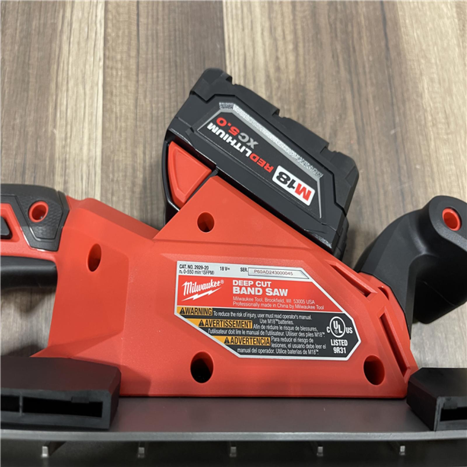 AS-IS Milwaukee M18 FUEL 18V Lithium-Ion Brushless Cordless Deep Cut Band Saw with