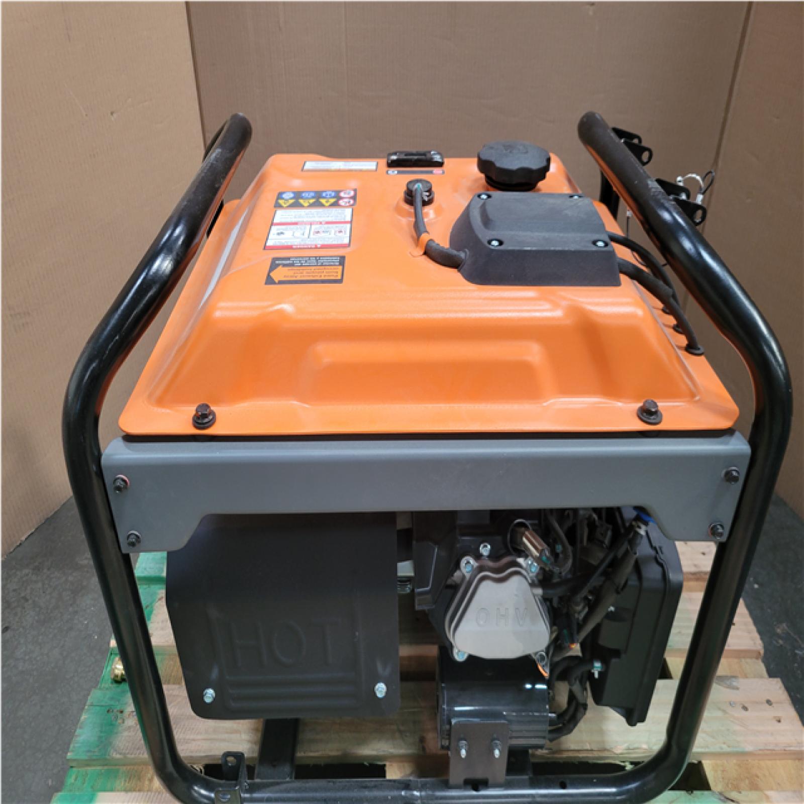 CALIFORNIA AS-IS GENERAC 6 875/5 500-WATT ELECTRIC SWITXH GASOLINE POWERED PORTABLE GENERATOR
