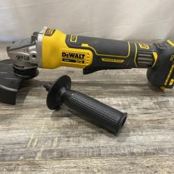 AS-IS DEWALT 20V XR Cordless 4-1/2. in. to 5 in. Variable Speed Angle Grinder (Tool Only)