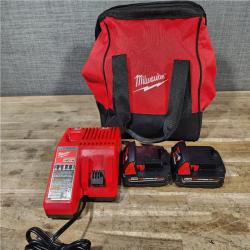 HOUSTON LOCATION - AS-IS Milwaukee M18 18V Lithium-Ion Brushless Cordless Compact Drill/Impact Combo Kit (2-Tool) W/(2) 2.0 Ah Batteries  Charger & Bag