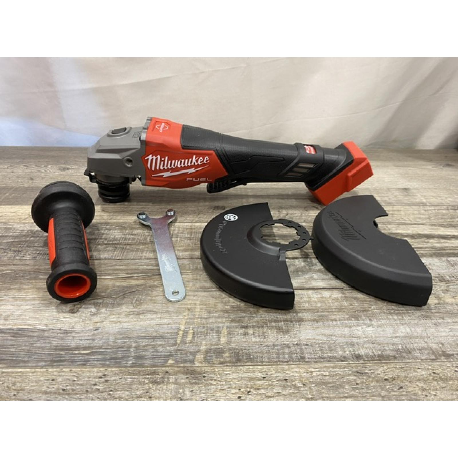 AS-IS Milwaukee FUEL 18-Volt Lithium-Ion Brushless Cordless 4-1/2 in./6 in. Braking Grinder with Paddle Switch (Tool-Only)