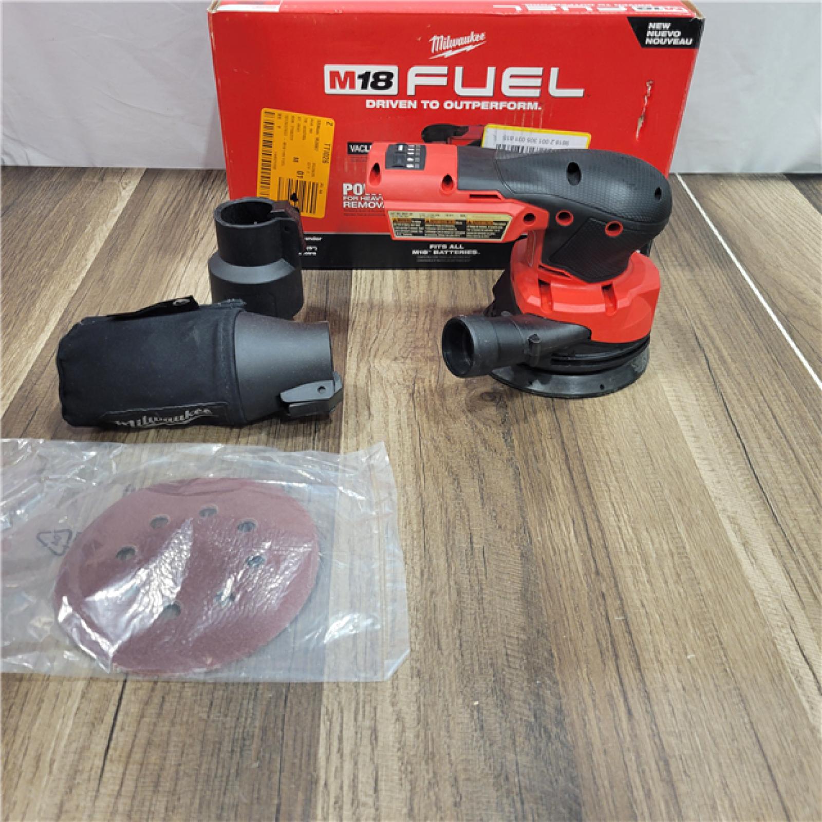 AS-IS MILWAUKEE Orbit Sander,Brushless,18 V