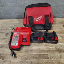 HOUSTON LOCATION - AS-IS Milwaukee 18V Cordless Brushed 2-Tool Drill/Driver and Impact Driver Kit