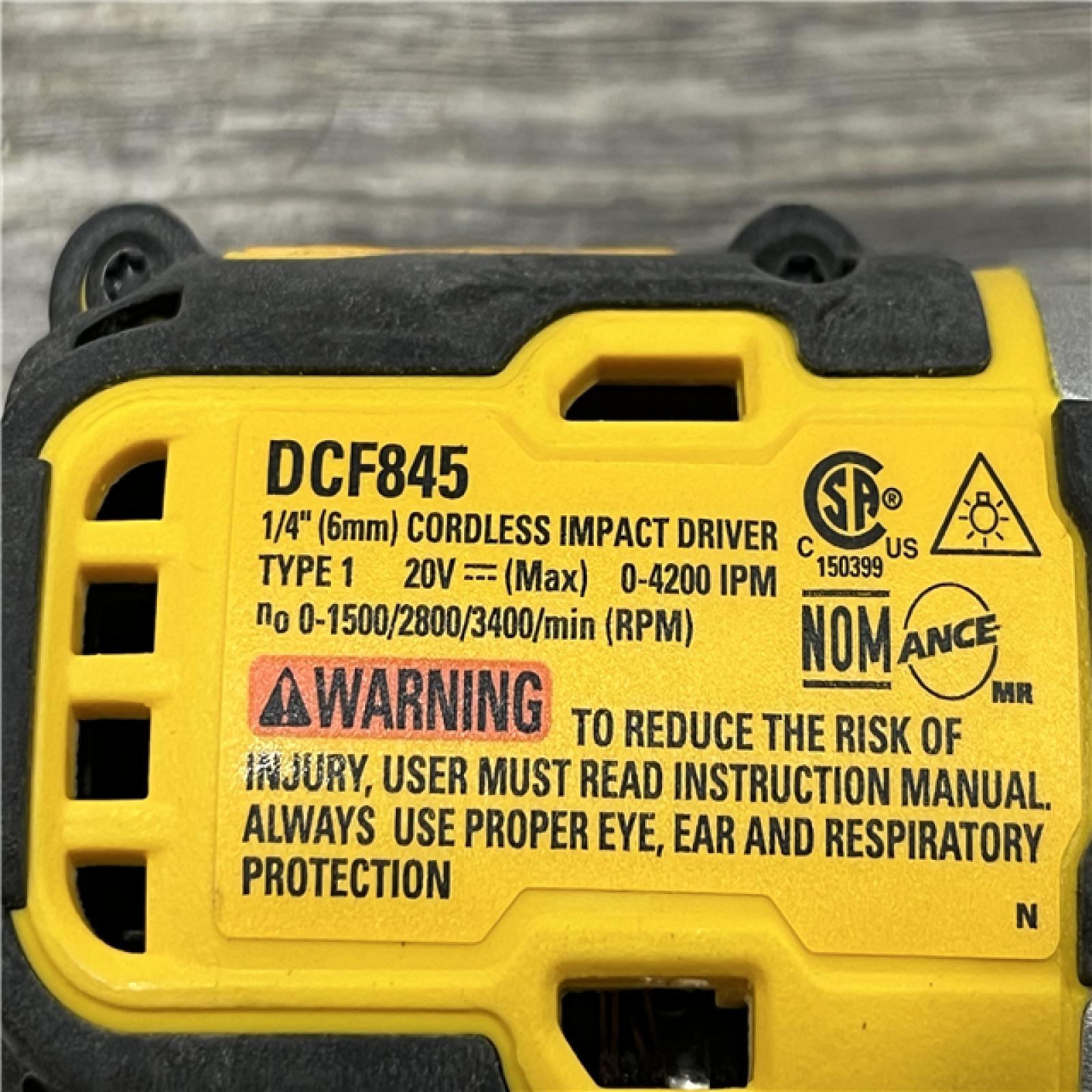 AS-IS DEWALT 20-Volt Maximum XR Cordless Brushless 1/4 in. 3-Speed Impact Driver (Tool-Only)