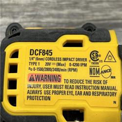 AS-IS DEWALT 20-Volt Maximum XR Cordless Brushless 1/4 in. 3-Speed Impact Driver (Tool-Only)