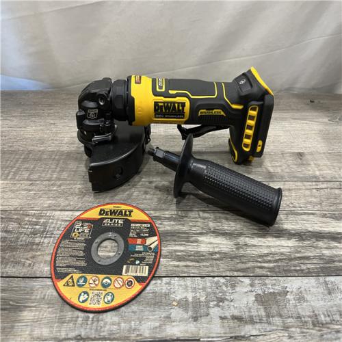 AS-IS DEWALT ATOMIC 20V MAX Cordless 4-1/2 in. Angle Grinder with Paddle Switch (Tool Only)
