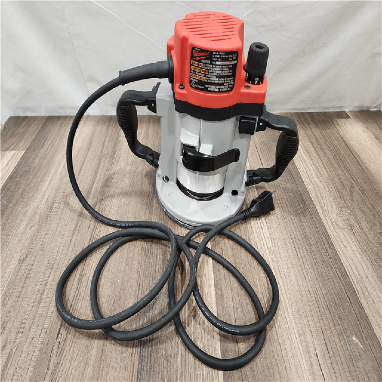 AS-IS- Milwaukee - 3-1/2 HP 15.0A 120V Corded Fixed-Based Router