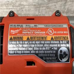 AS-IS Milwaukee 18V Lithium-Ion Brushless Cordless Compact Drill/Impact Combo Kit