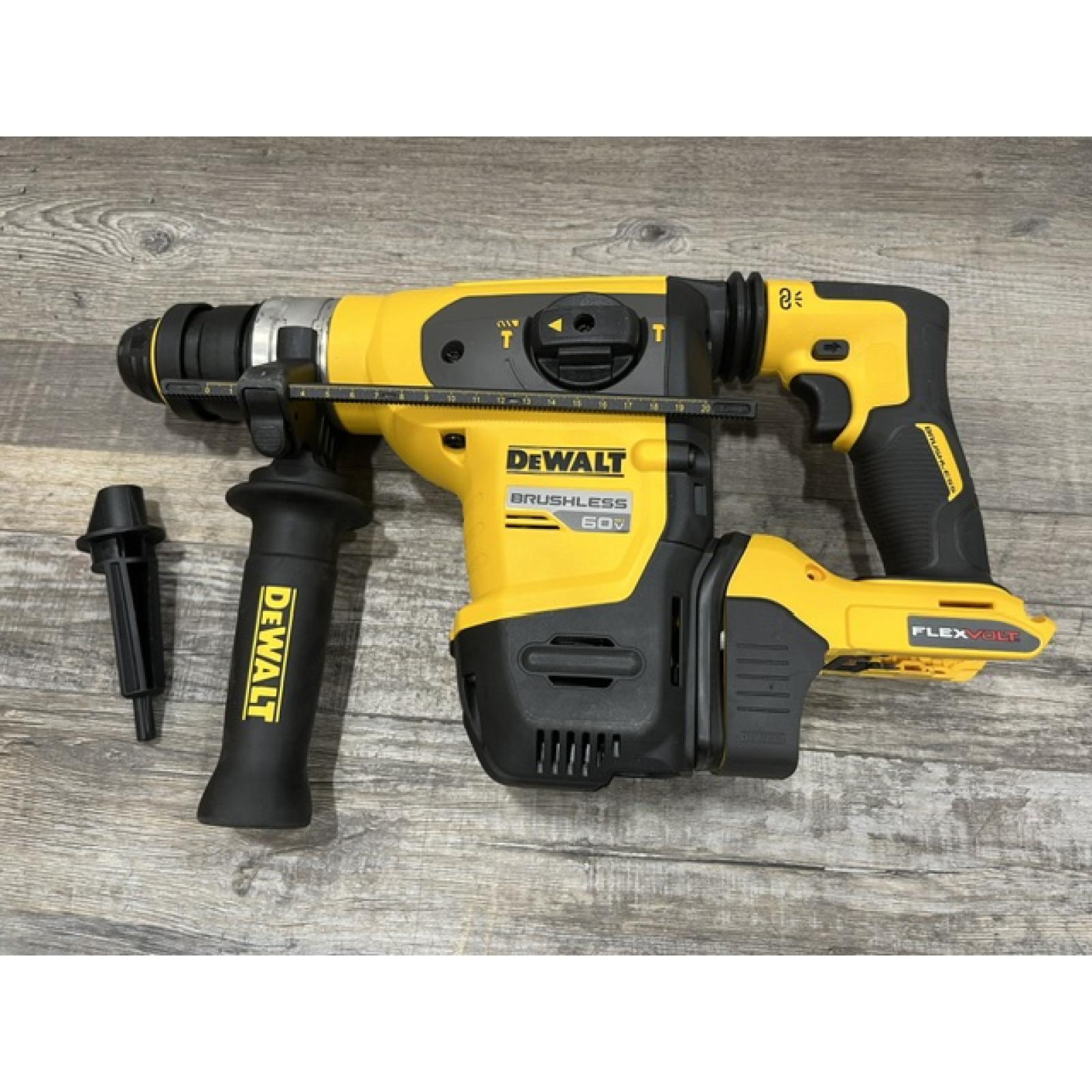 AS-IS DEWALT FLEXVOLT 60V MAX Cordless 1-1/4 in. SDS Plus Rotary Hammer (Tool Only)