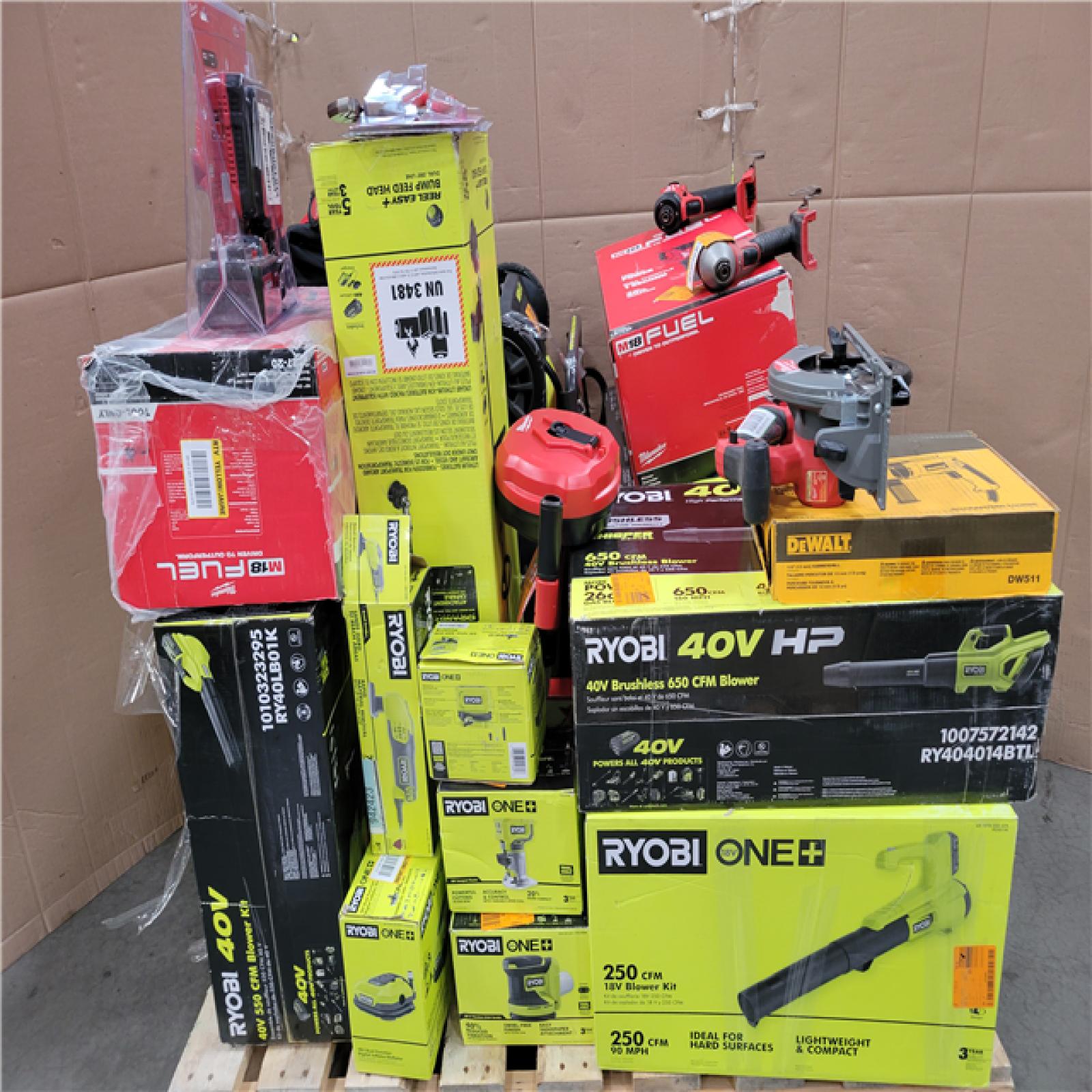 CALIFORNIA AS-IS TOOL PALLET