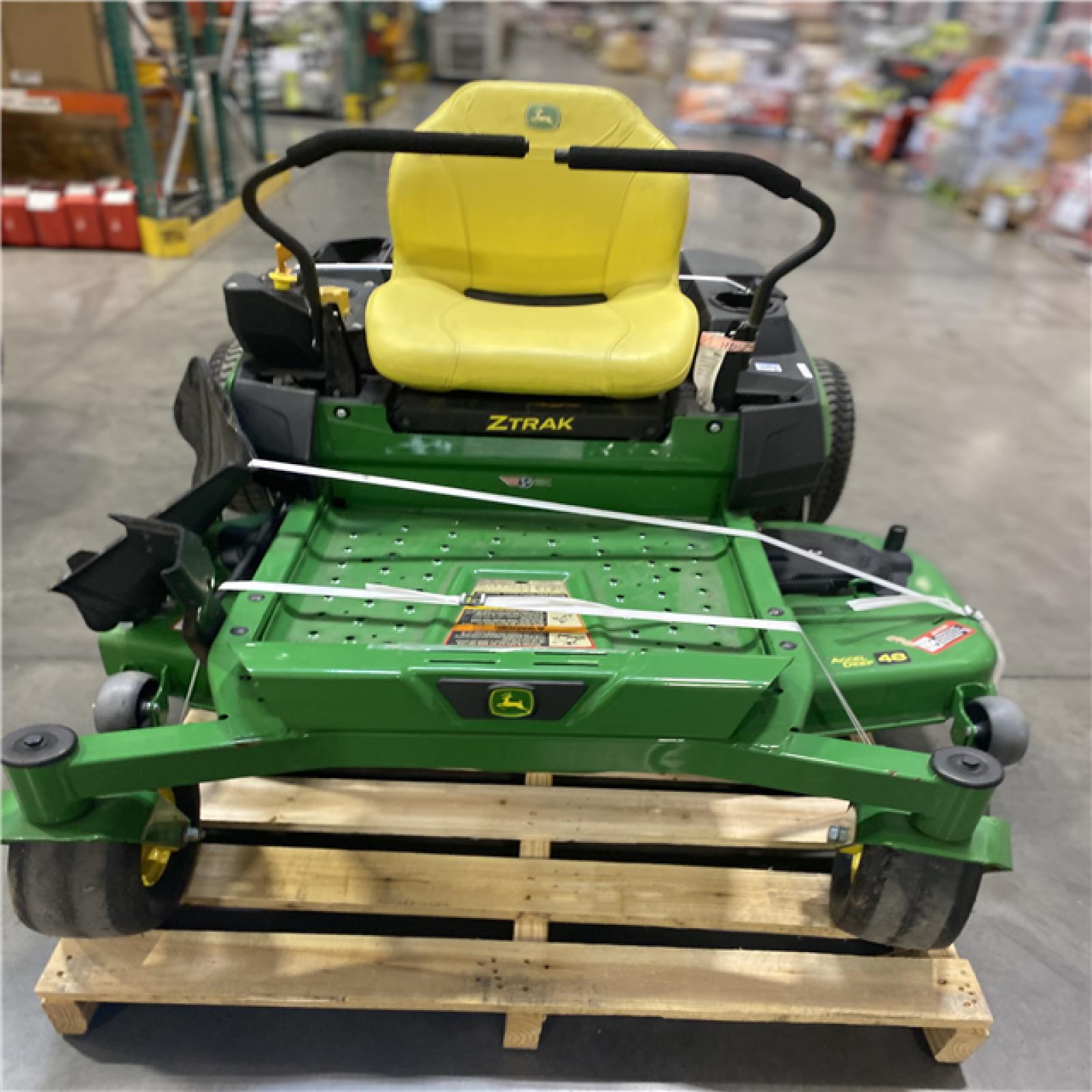Dallas Location - As-Is  John Deere Z325E 48 in. 24 HP Gas Riding Lawn Mower