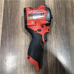 AS-IS Milwaukee FUEL 12V Lithium-Ion Brushless Cordless Stubby 3/8 in. Impact Wrench (Tool-Only)