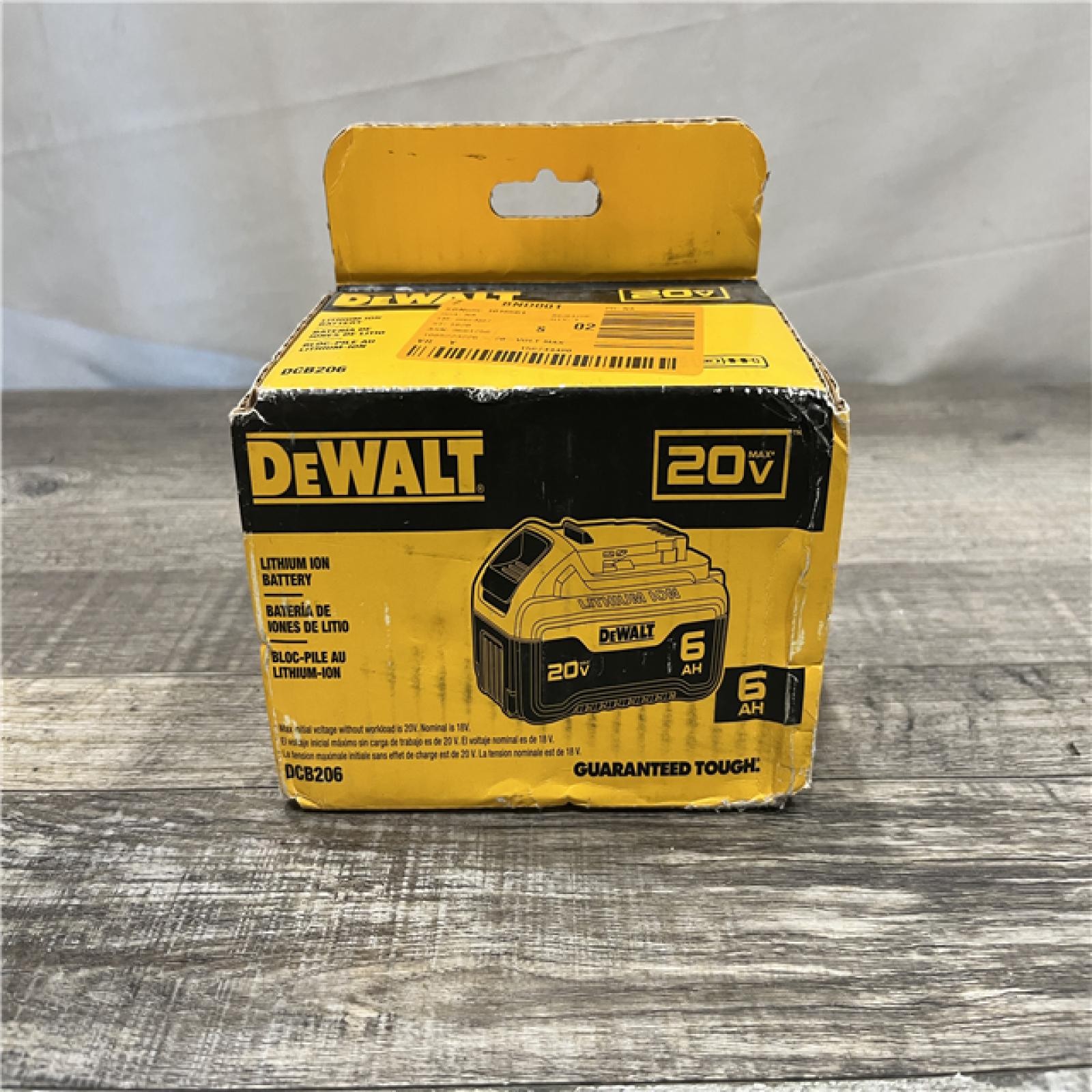 NEW - DEWALT 20V MAX Lithium-Ion 6.0Ah Battery