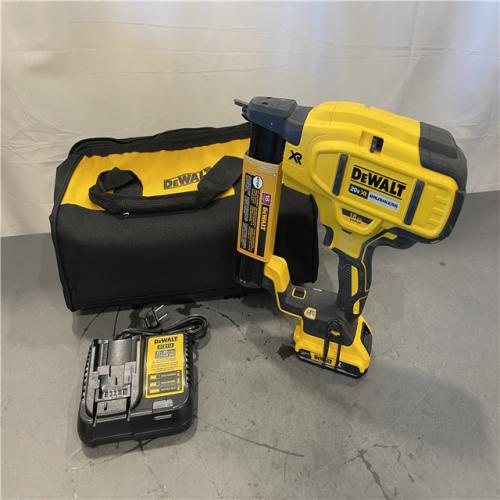 AS-IS - DeWALT 20V MAX XR Lithium-Ion Cordless 18-Gauge Narrow Crown Stapler Kit
