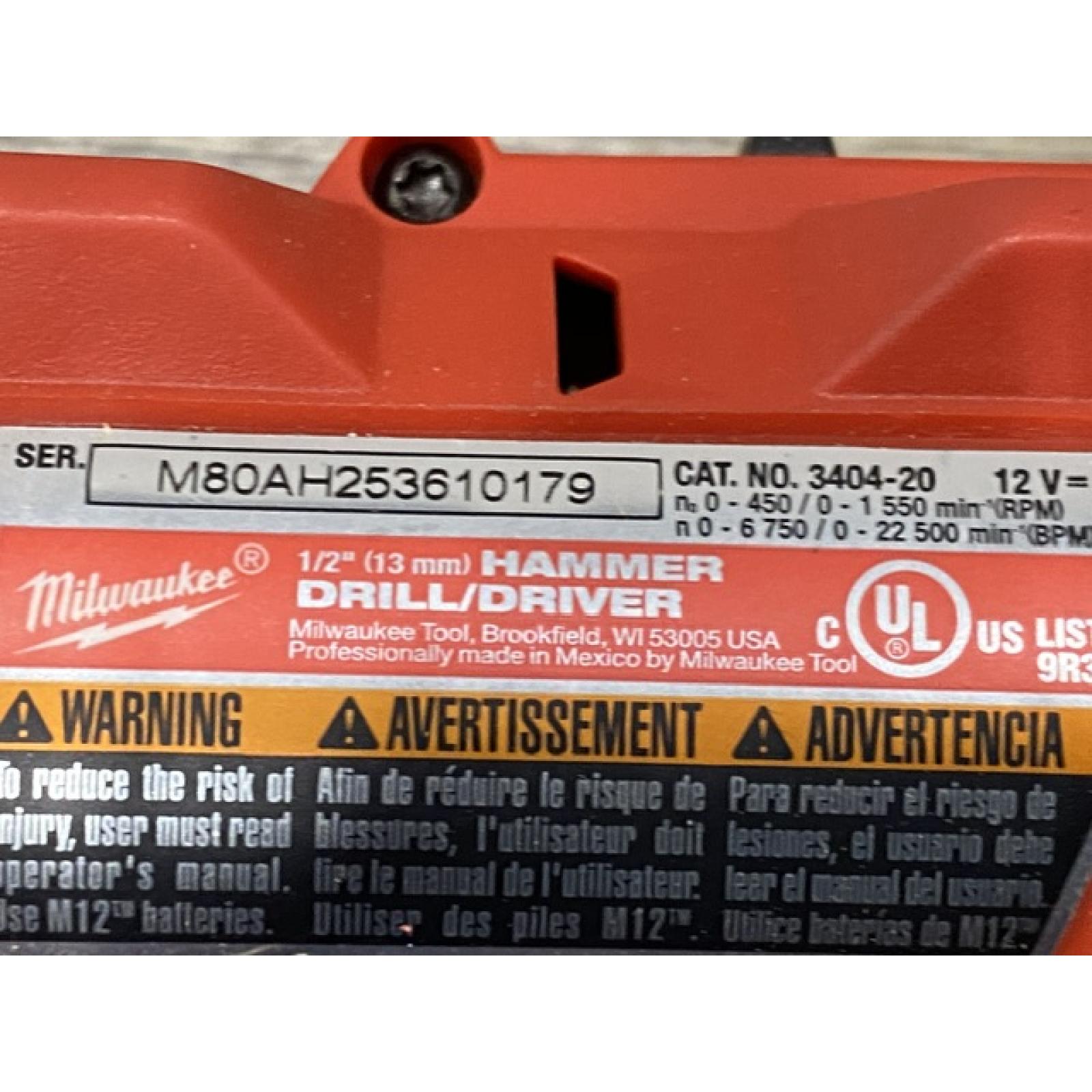 AS-IS Milwaukee FUEL 12-Volt Lithium-Ion Brushless Cordless Hammer Drill and Impact Driver Combo Kit