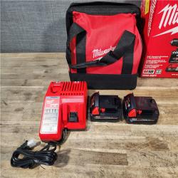 HOUSTON LOCATION - AS-IS Milwaukee M18 18V Lithium-Ion Brushless Cordless Compact Drill/Impact Combo Kit (2-Tool) W/(2) 2.0 Ah Batteries  Charger & Bag