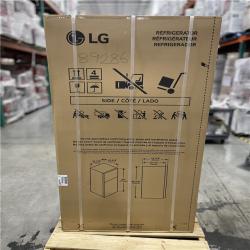 DALLAS LOCATION - LG - 20.2 Cu. Ft. Top-Freezer Refrigerator - Stainless Steel