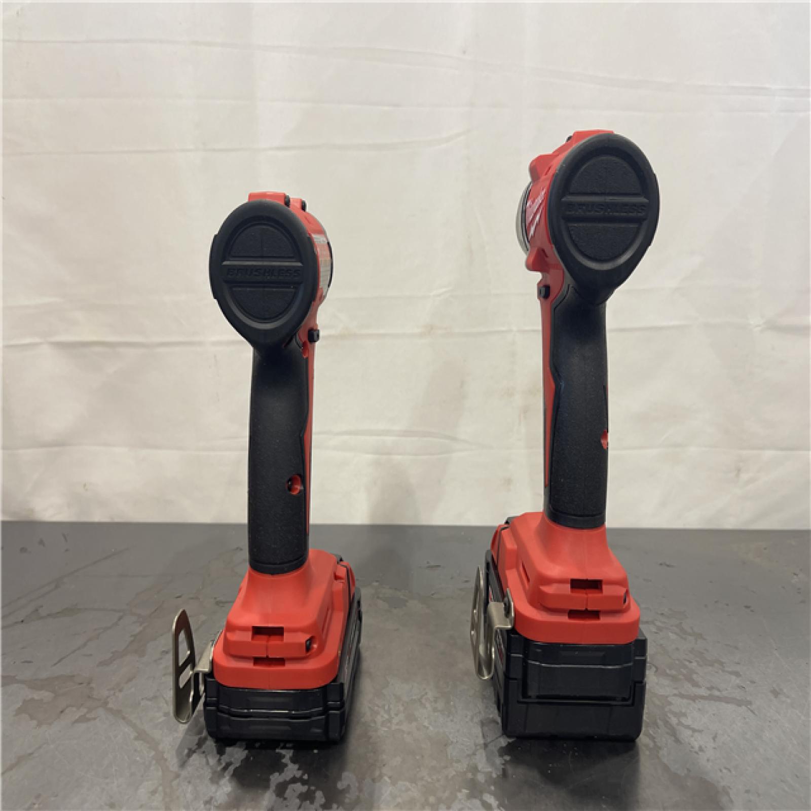 AS-IS- Milwaukee M18 Compact Brushless 2-Tool Combo Kit