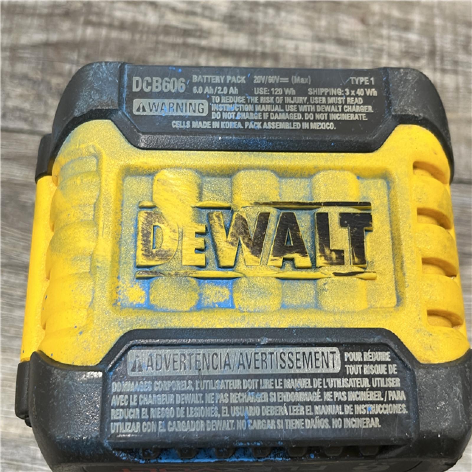 AS-IS DEWALT FLEXVOLT 20V/60V MAX Lithium-Ion 6.0Ah Battery Pack Kit