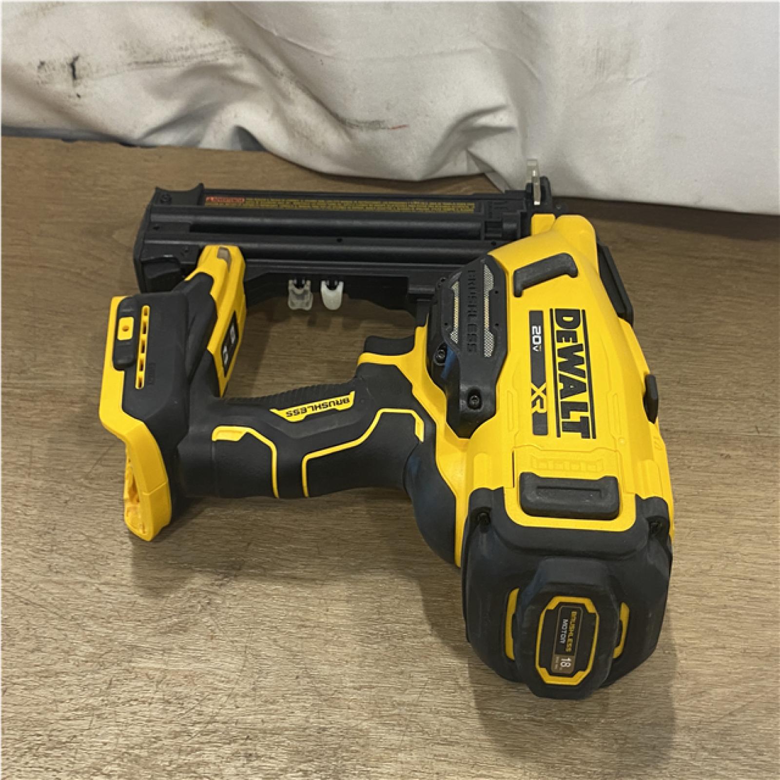 AS-IS DEWALT 20V MAX XR 18 Gauge Cordless Brad Nailer (Tool Only)