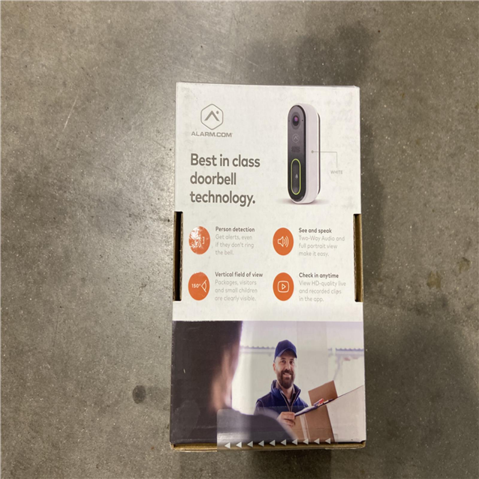 NEW! - Alarm.com ADC-VDB770-TH-C Video Doorbell Camera