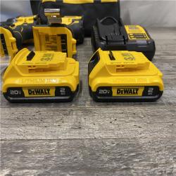 AS-IS DEWALT ATOMIC 20-Volt MAX Lithium-Ion Cordless Combo Kit