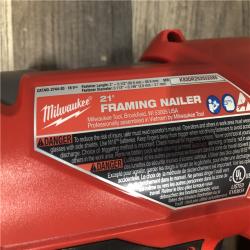 AS-IS Milwaukee  FUEL 3-1/2 in. 18-Volt 21-Degree Lithium-Ion Brushless Cordless Framing Nailer (Tool-Only)