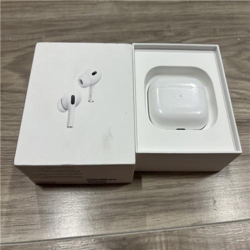 AS-IS Apple AirPods Pro (2nd Generation) with the USB-C MagSafe Charging Case
