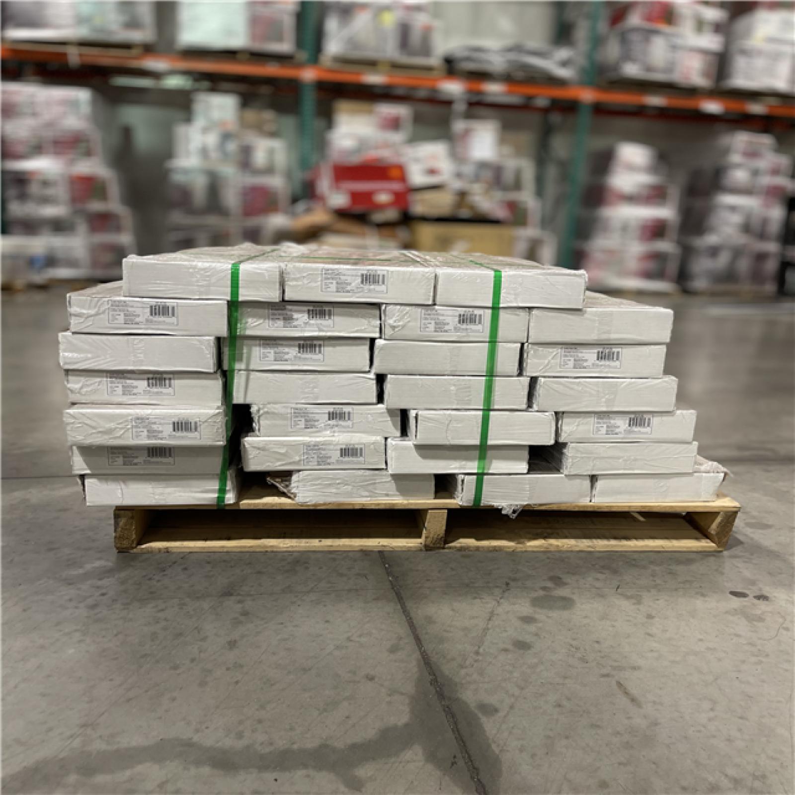 DALLAS LOCATION- Home Decorators Collection Cradle Rock Oak 12 mm T x 8 in. W Waterproof Laminate Wood Flooring (15.9 sqft/case) PALLET-(27 CASES)