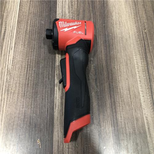 AS-IS Milwaukee FUEL 12V Lithium-Ion Brushless Cordless 1/4 in. Right Angle Die Grinder (Tool-Only)