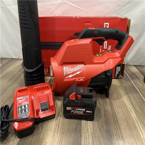 GOOD Milwaukee M18 FUEL 120 MPH 450 CFM 18V Lithium-Ion Brushless Cordless Handheld Blower Kit with 8.0 Ah Battery, Rapid Charger