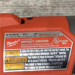 AS-IS Milwaukee FUEL 18V Lithium-Ion Brushless Cordless Hammer Drill and Impact Driver Combo Kit