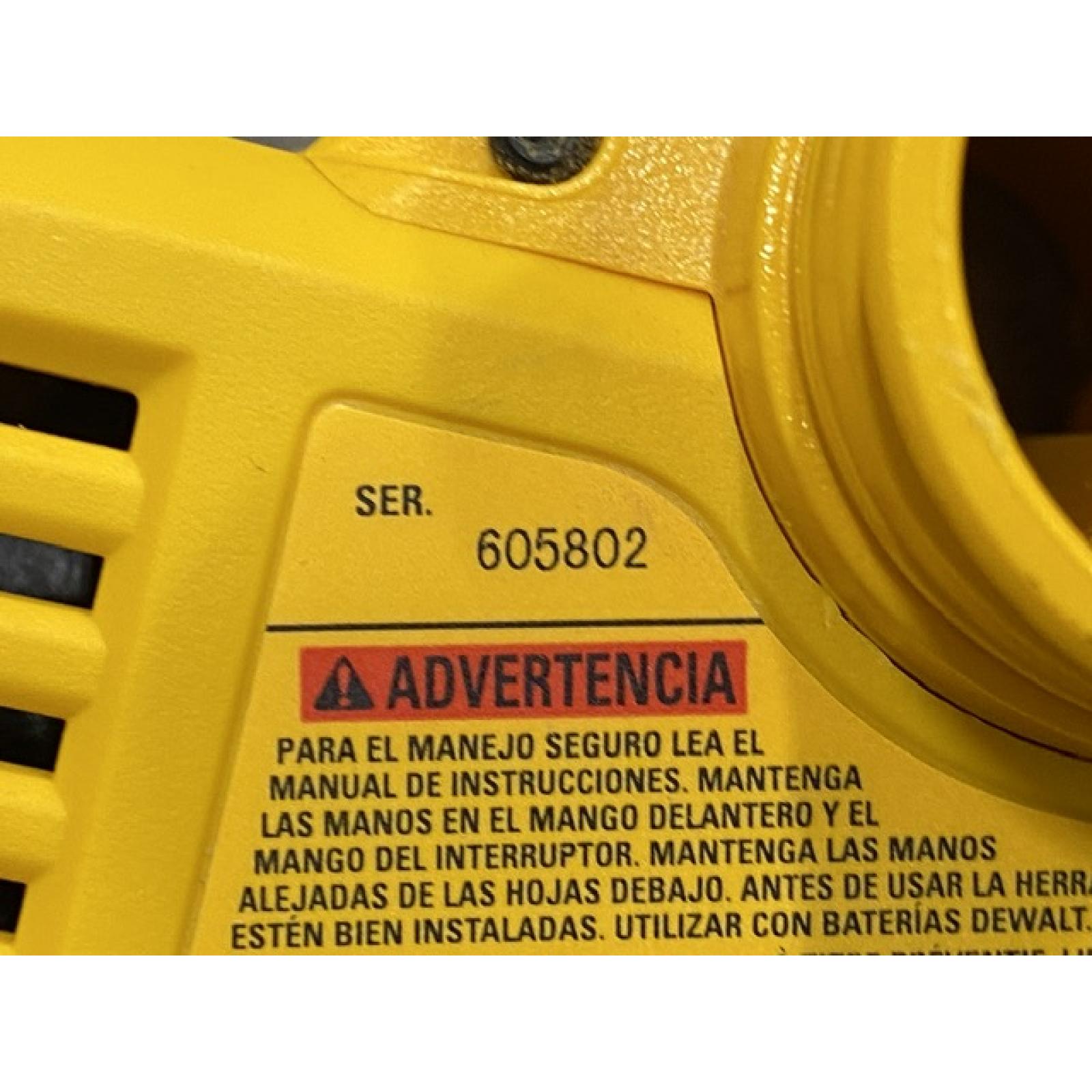 AS-IS DEWALT 20V MAX XR Cordless Brushless 3-1/4 in. Planer (Tool Only)