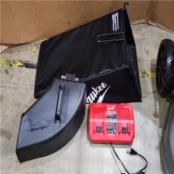 HOUSTON LOCATION - AS-IS M18 FUEL Brushless Cordless 21 in. Walk Behind Dual Battery Self-Propelled Mower W/ Rapid Charger