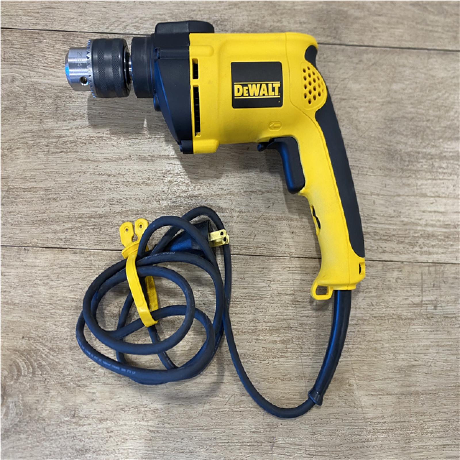 AS-IS DEWALT 7.8 Amp Corded 1/2 in. Variable Speed Reversible Hammer Drill
