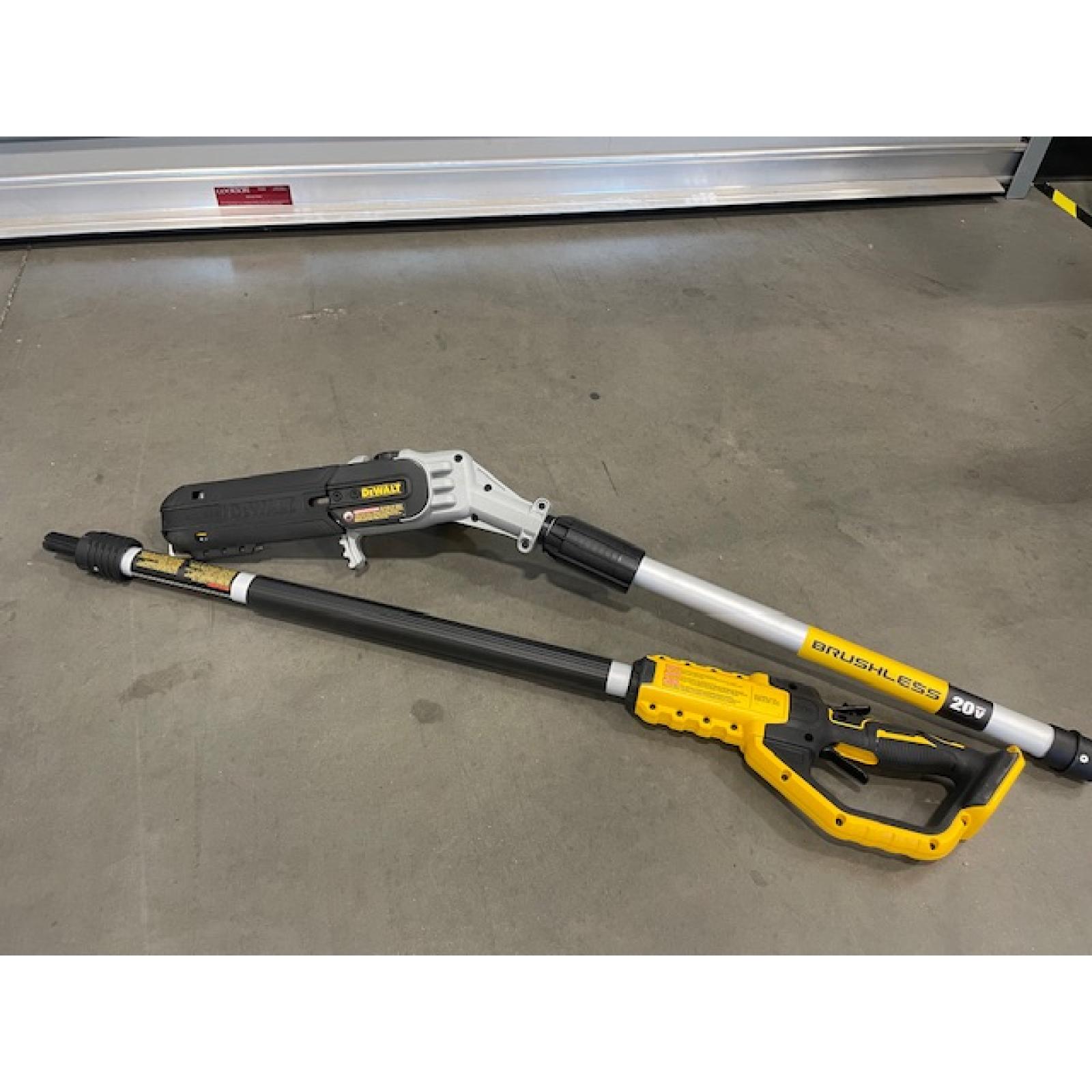 AS-IS Dewallt 20V MAX 8in. Brushless Cordless Battery Powered Pole Saw Kit with (1) 4 Ah Battery & Charger