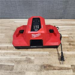 HOUSTON LOCATION - AS-IS Milwaukee M18 18V Dual Bay Simultaneous Super Charger Tool-Only