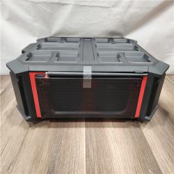 AS-IS- Milwaukee 18V M18 PACKOUT Lithium-Ion Cordless Radio + Charger (Tool Only)