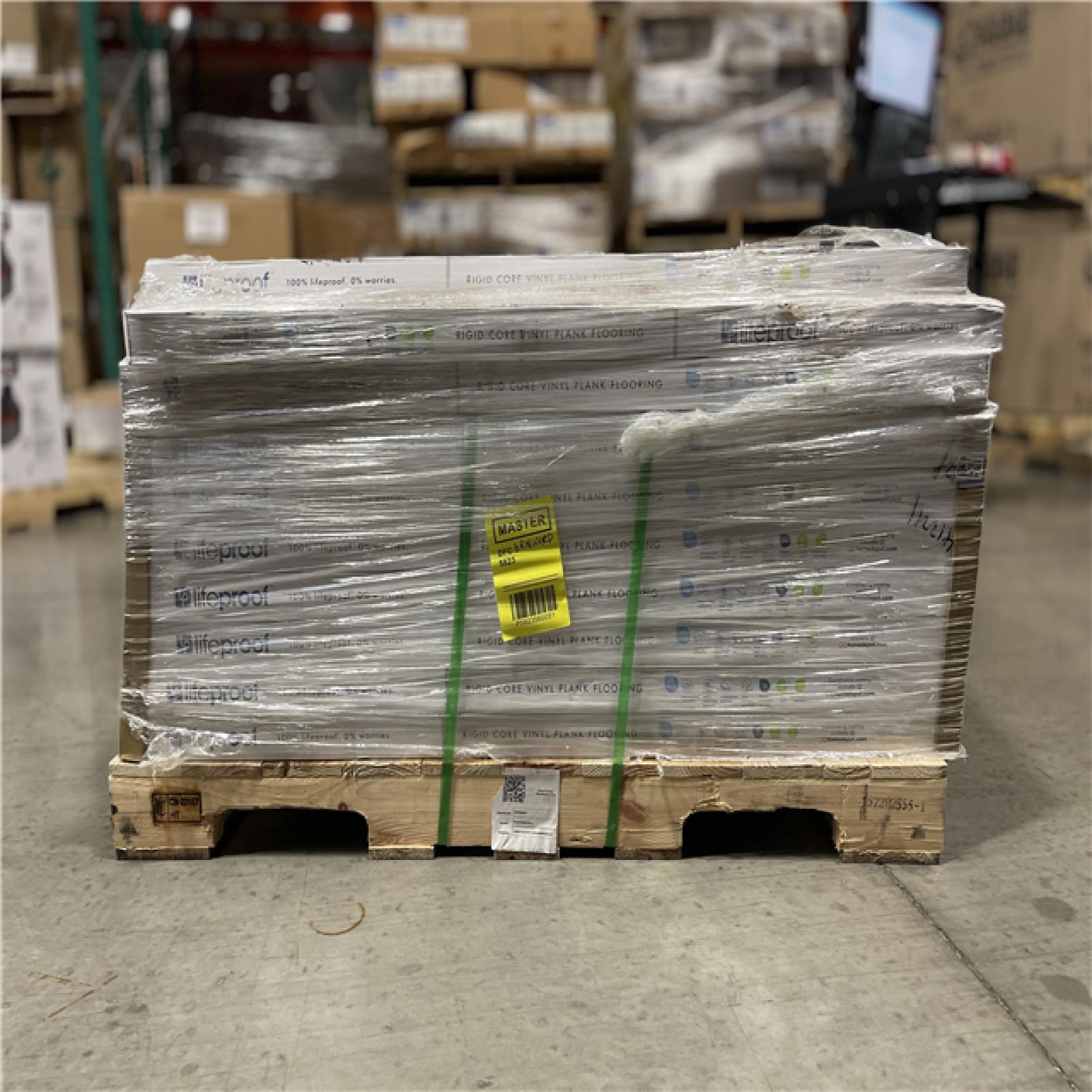 DALLAS LOCATION- Lifeproof Chiffon Lace Oak 6 MIL x 8.7 in. W x 48 in. L Click Lock Waterproof Luxury Vinyl Plank Flooring (39 CASES)