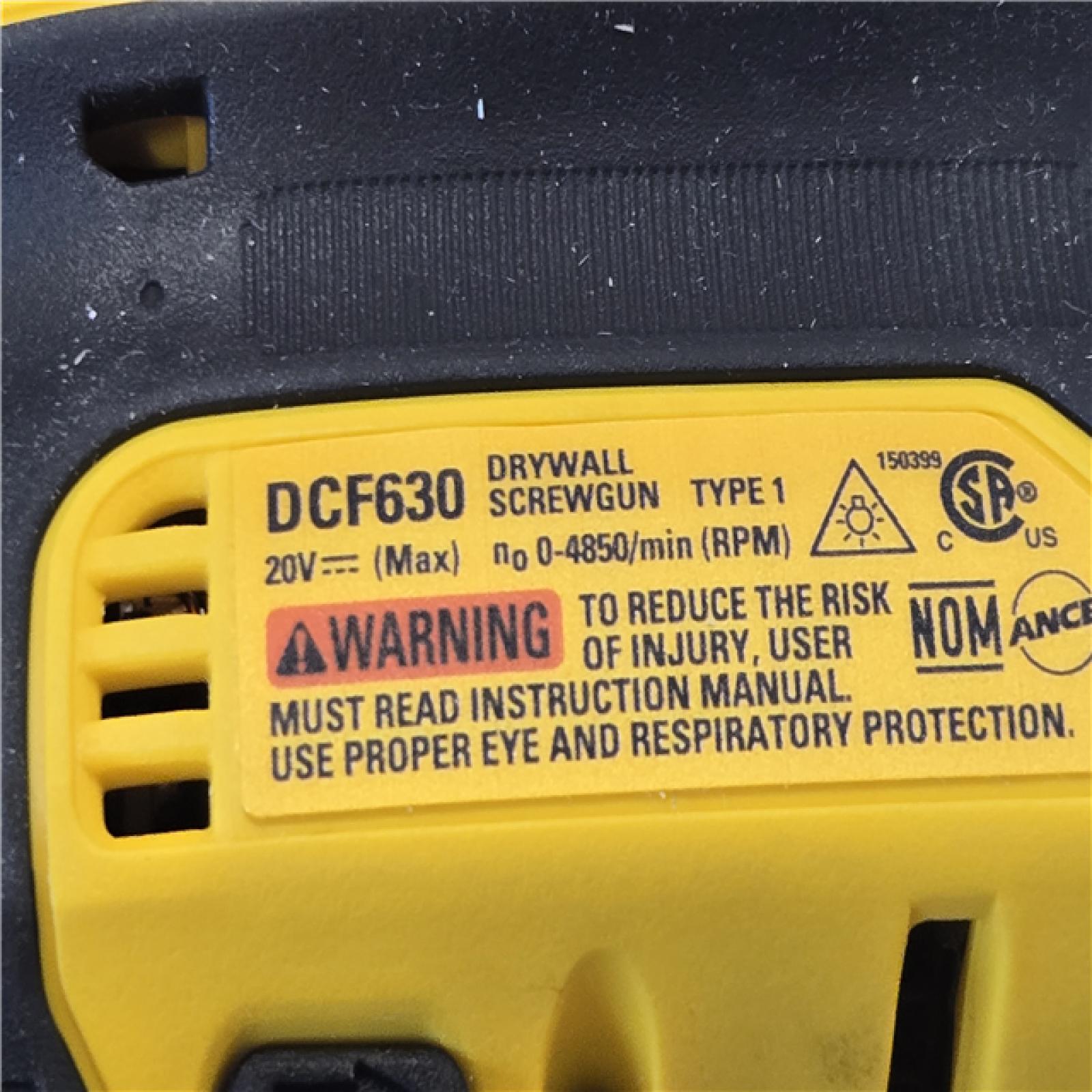 AS-IS DEWALT XR 20V MAX Cordless Screw Gun (Tool Only)