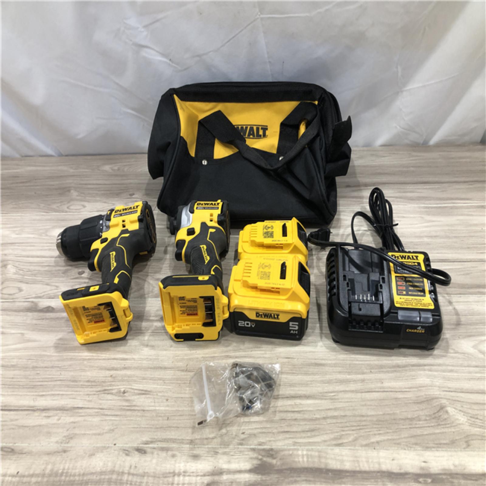 AS-IS DEWALT ATOMIC 20V MAX Lithium-Ion Cordless 2-Tool Combo Kit