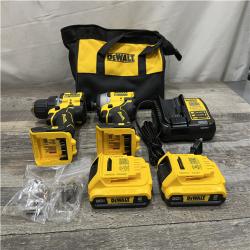 AS-IS DEWALT ATOMIC 20-Volt MAX Lithium-Ion Cordless Combo Kit